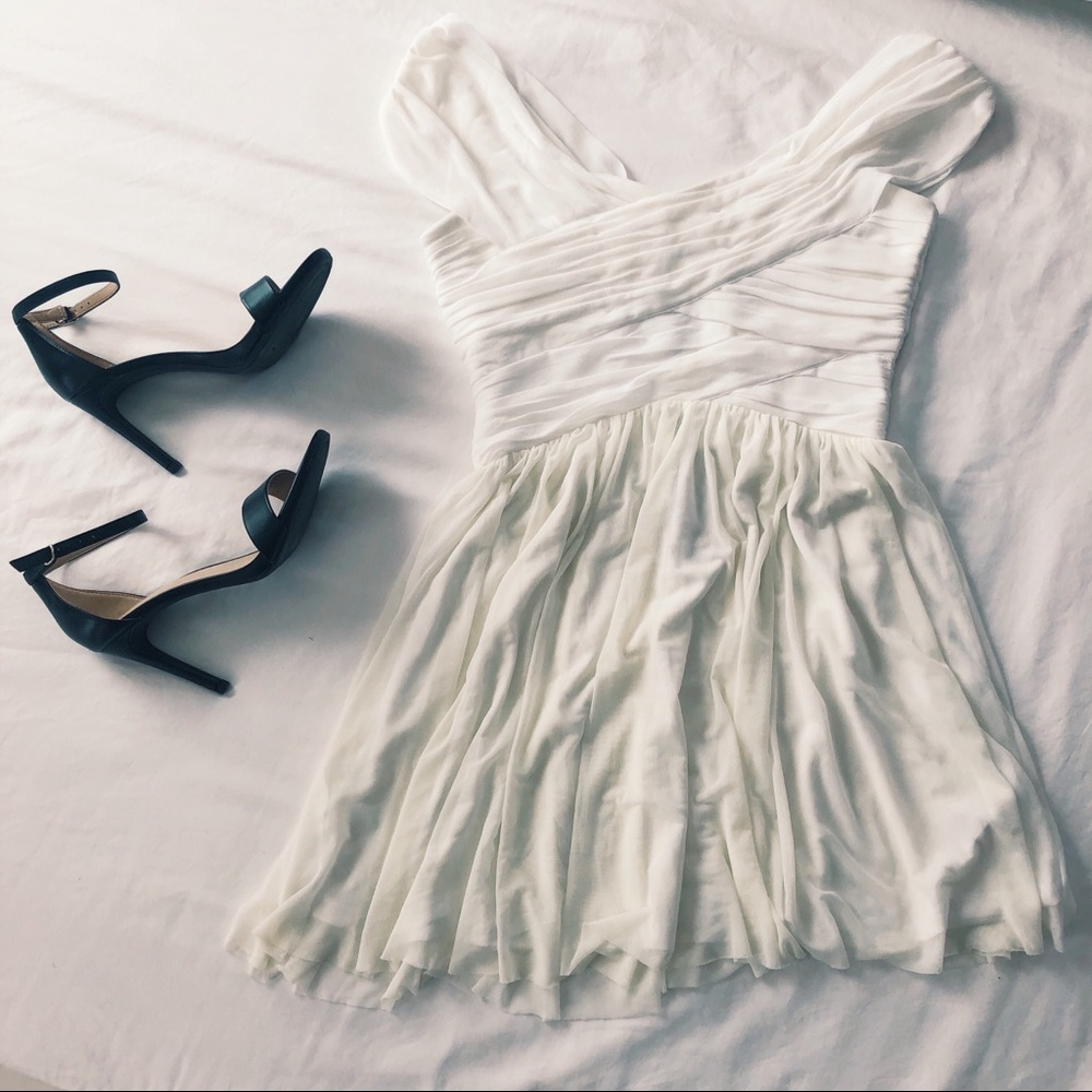 White Topshop dress